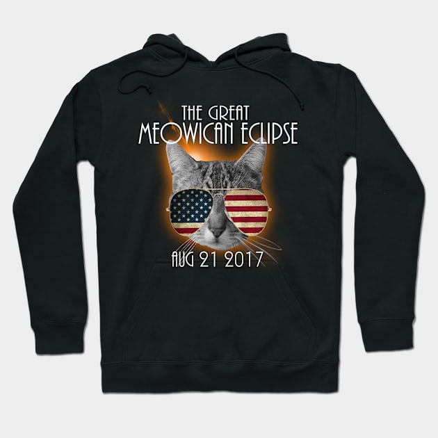 The Great Meowican Eclipse Shirt - Total Eclipse Shirt, Solar Eclipse 2017 Merchandise, The Great American Eclipse Hoodie by BlueTshirtCo